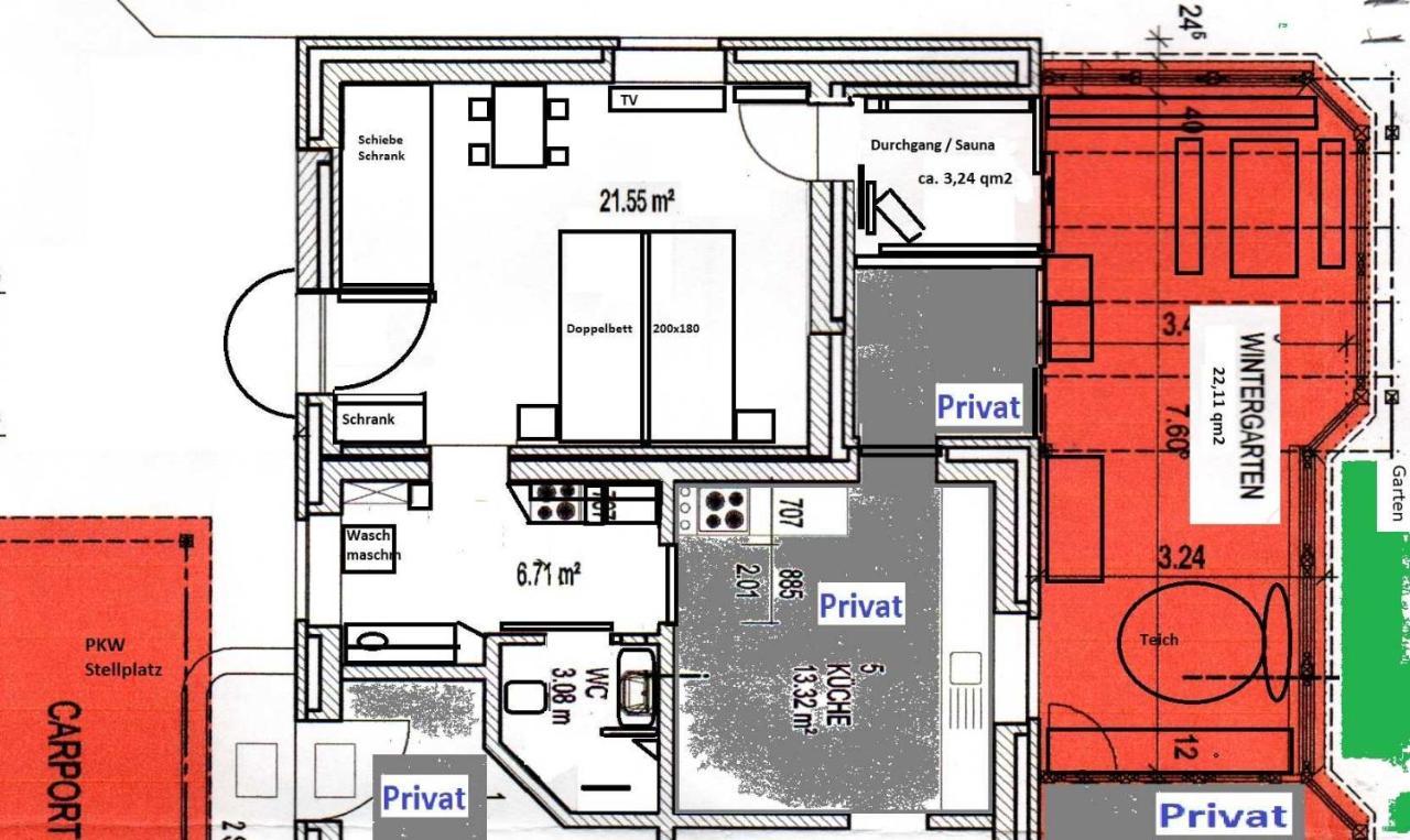 Kommod Stuv - Fewo Fuer 2 Personen Mit Wintergarten Und Sauna Langstedt 외부 사진